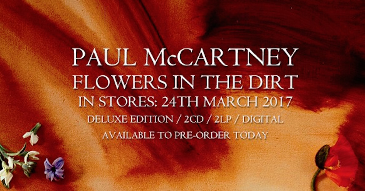 Image result for paul mccartney flowers in the dirt recording