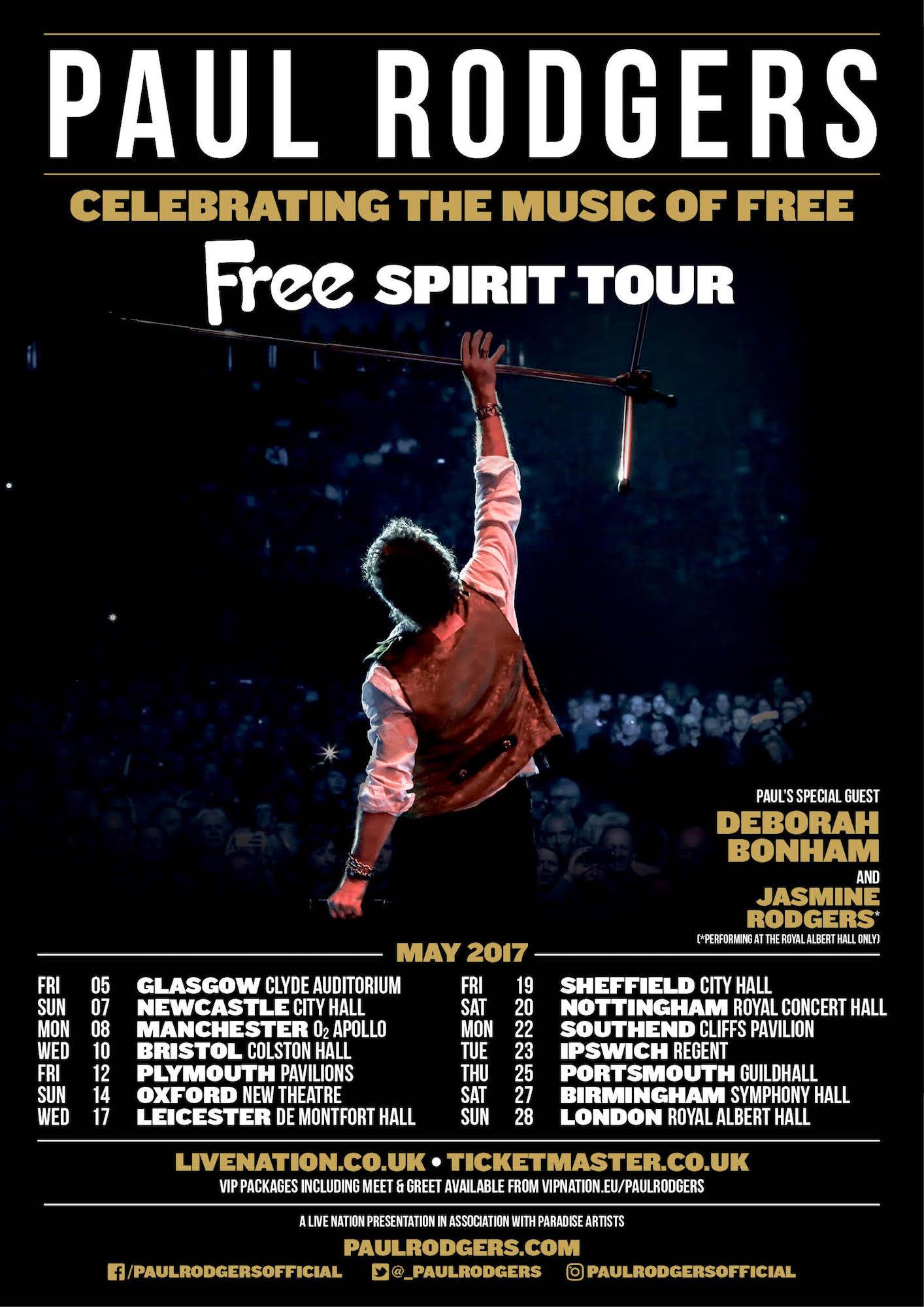 Paul Rodgers Opens ‘Free Spirit’ Tour Best Classic Bands