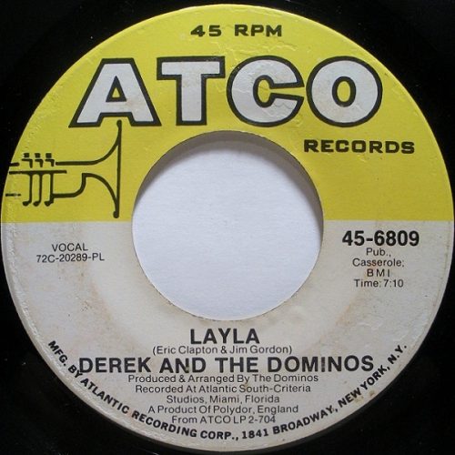 Derek and Dominos Layla Single