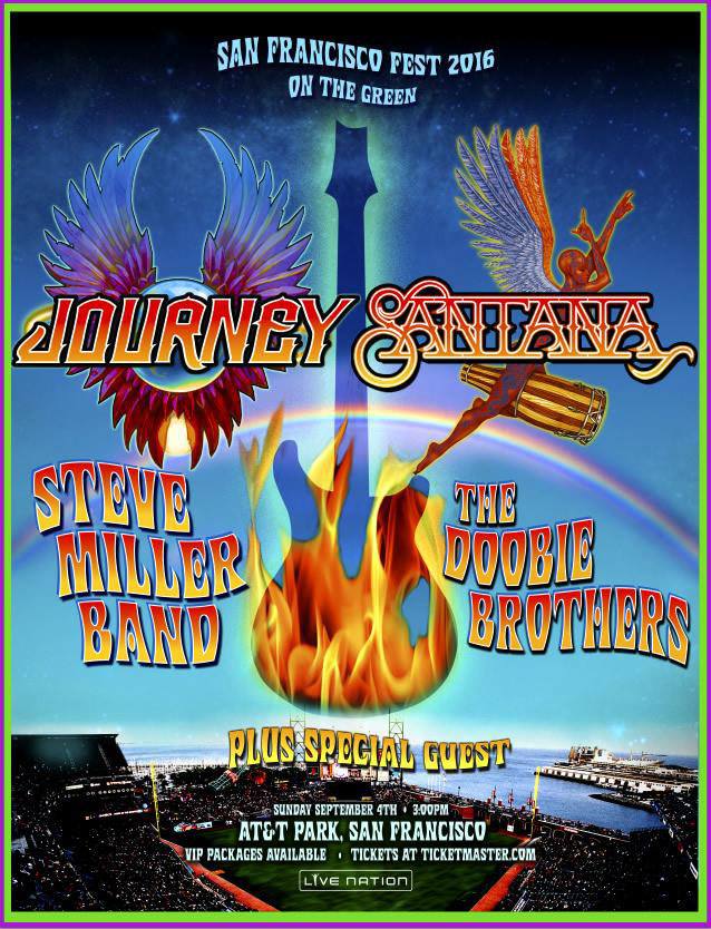 Journey Doobie Santana Miller SF 2016