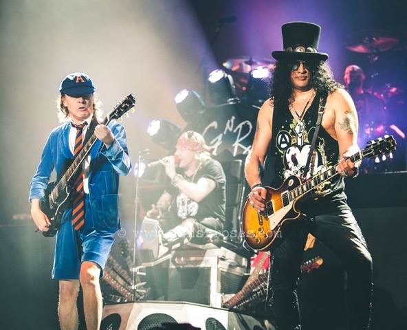 Angus Young joins Guns N' Roses at Coachella 4-16-16 (via GNR Facebook page)