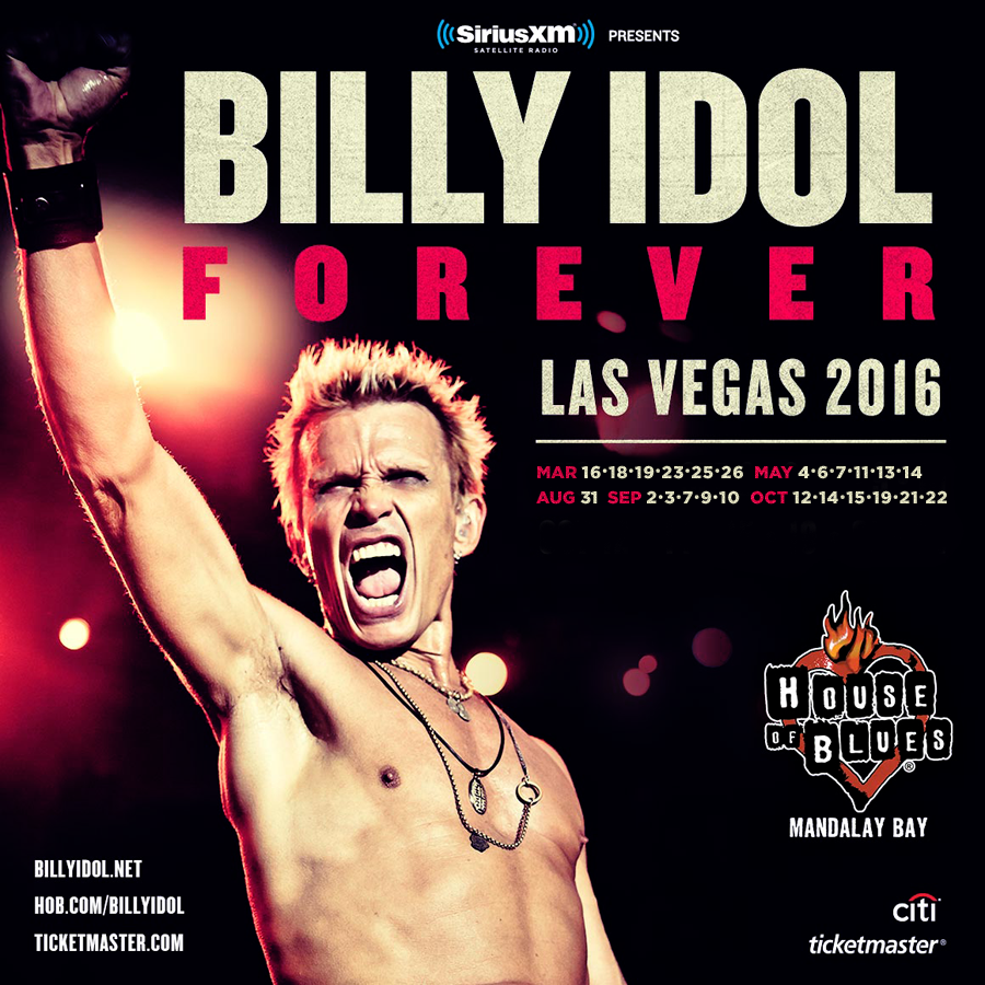 Billy Idol Vegas 2016