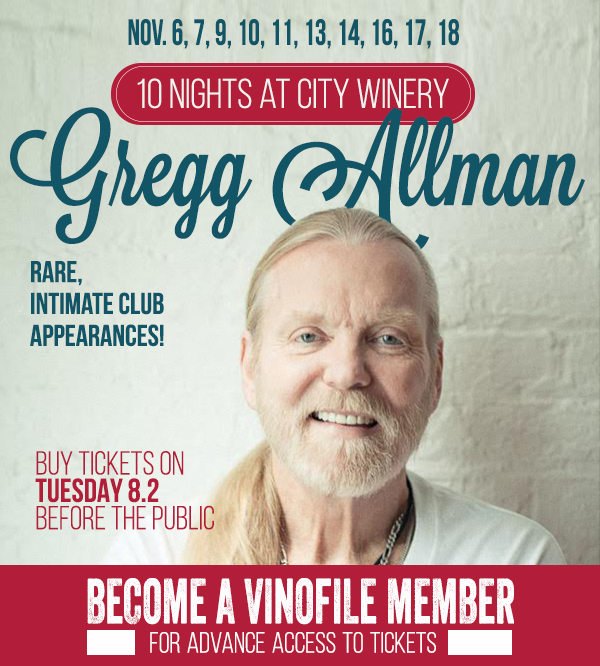 Gregg Allman City Winery 2016 Dates