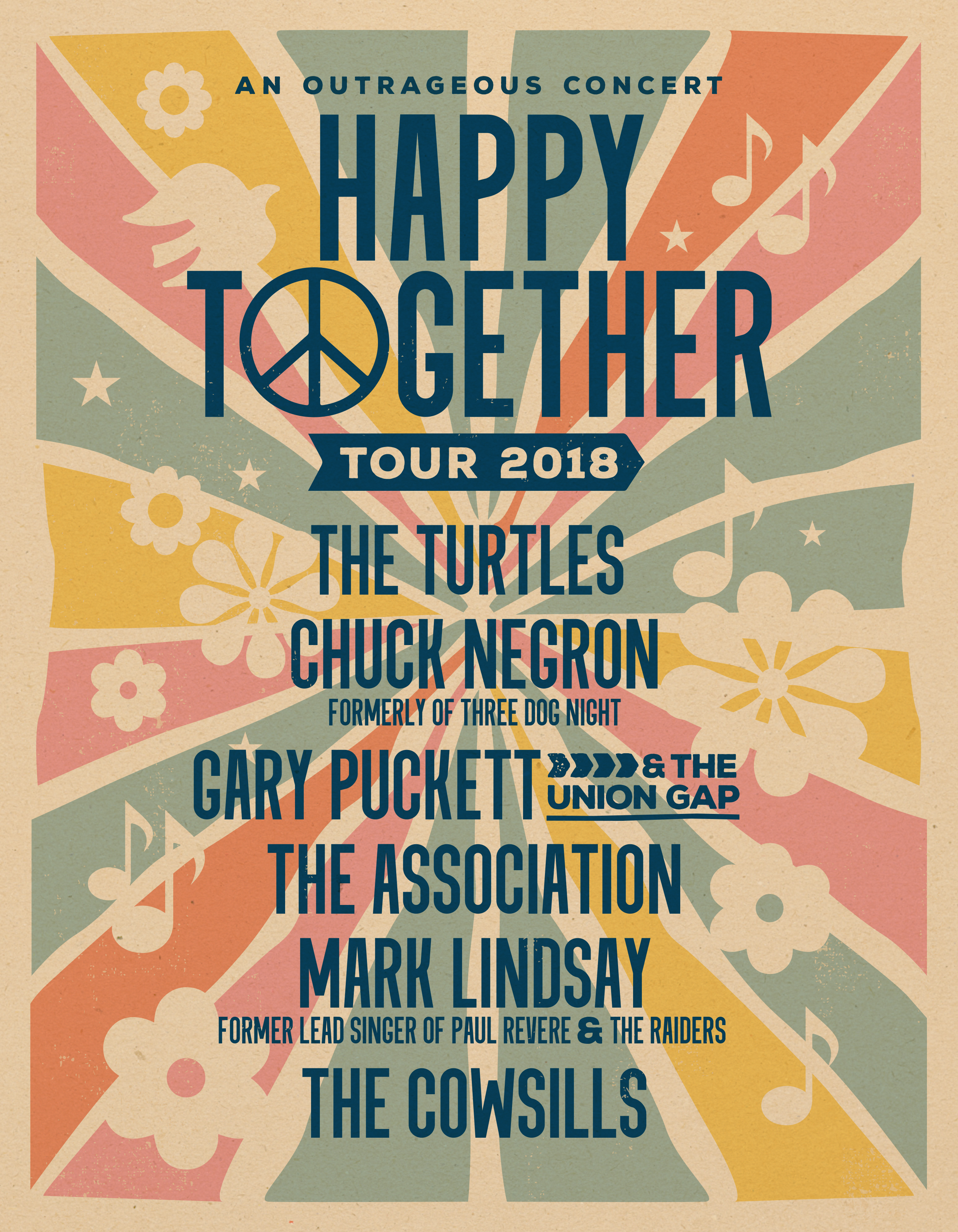 Happy Together 2018 Tour, Lineup Announced | Best Classic Bands
