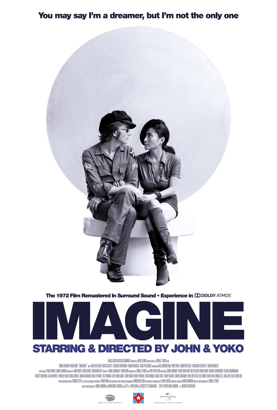 John Lennon + Yoko Ono’s Restored ‘Imagine’ to Theaters Best Classic