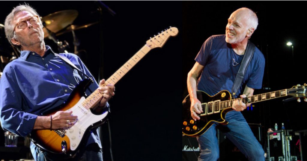 When Eric Clapton and Peter Frampton Played Guitar Together For 1st ...