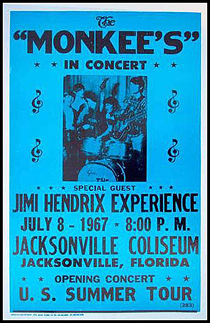 July 7, 1967: Jimi Hendrix Joins Monkees Tour - Best Classic Bands