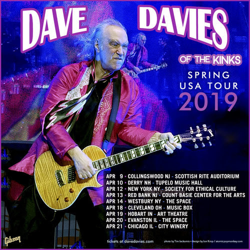 dave davies book tour