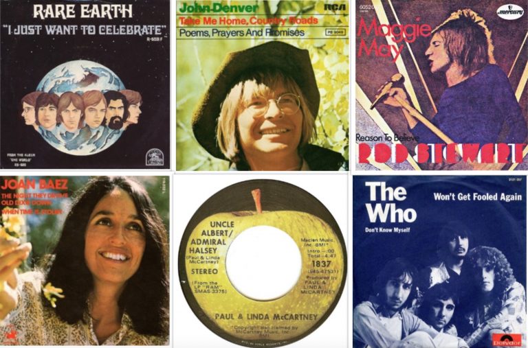 Radio Hits in September 1971 Time to Celebrate Best Classic Bands
