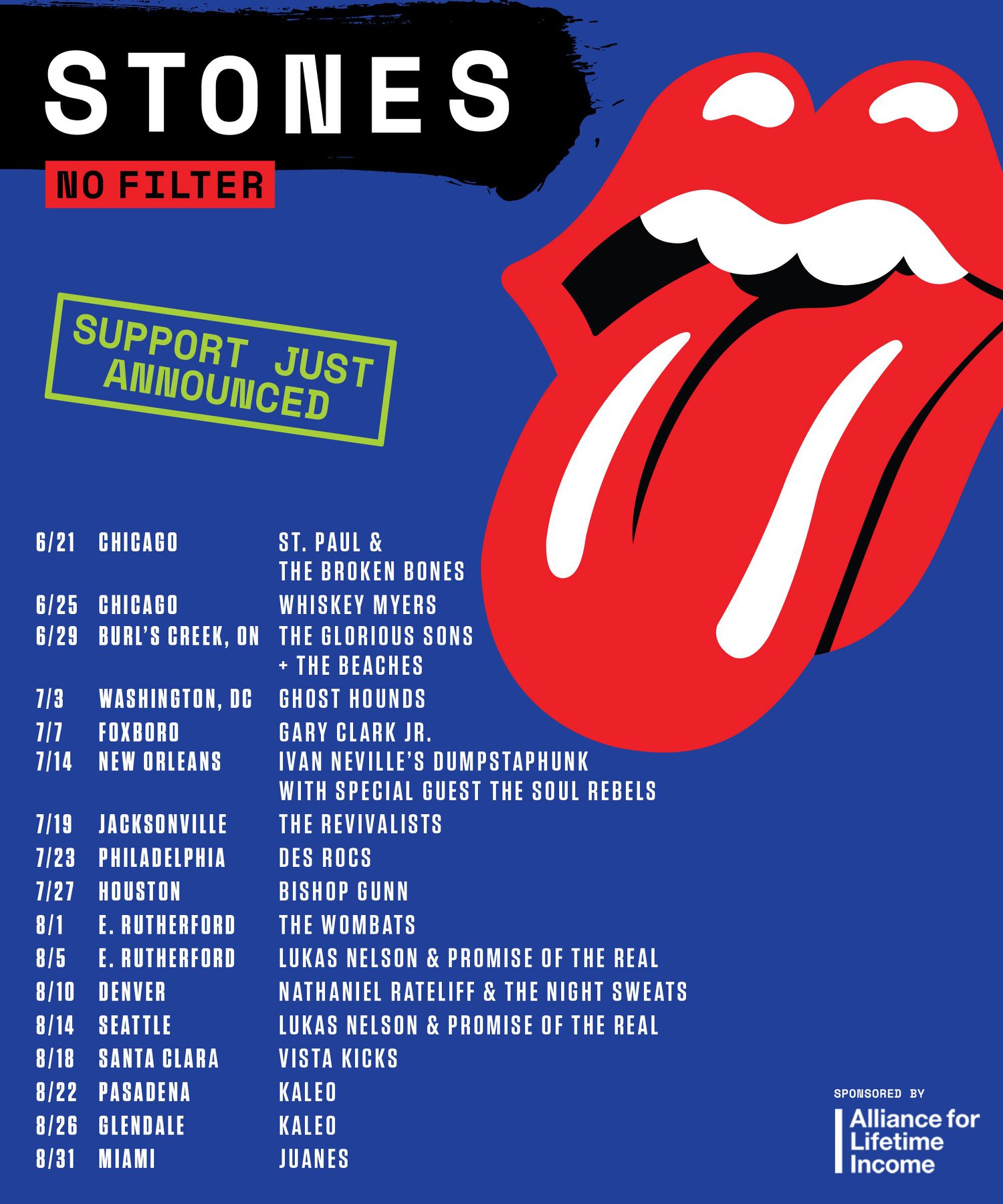 Rose Bowl Seating Chart Rolling Stones 2019