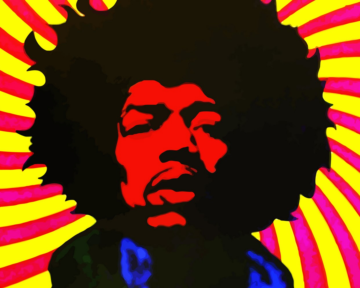 pop art jimi hendrix