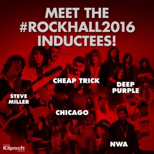 Rock Hall 2016 Inductees