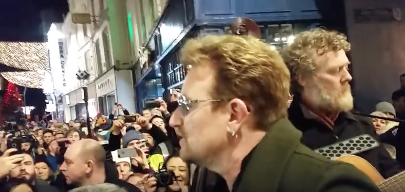 Bono Christmas Eve Dublin 2015