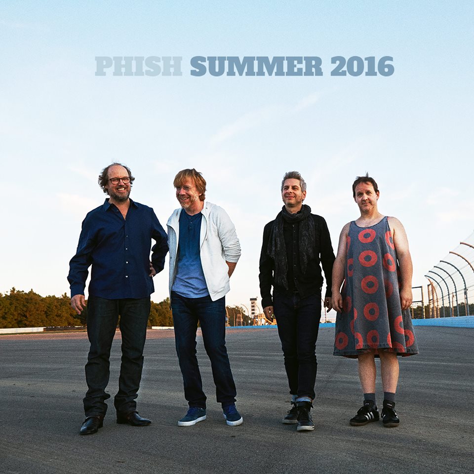 Phish 2016 Summer Tour via FB