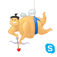 Skype's Cupid moji