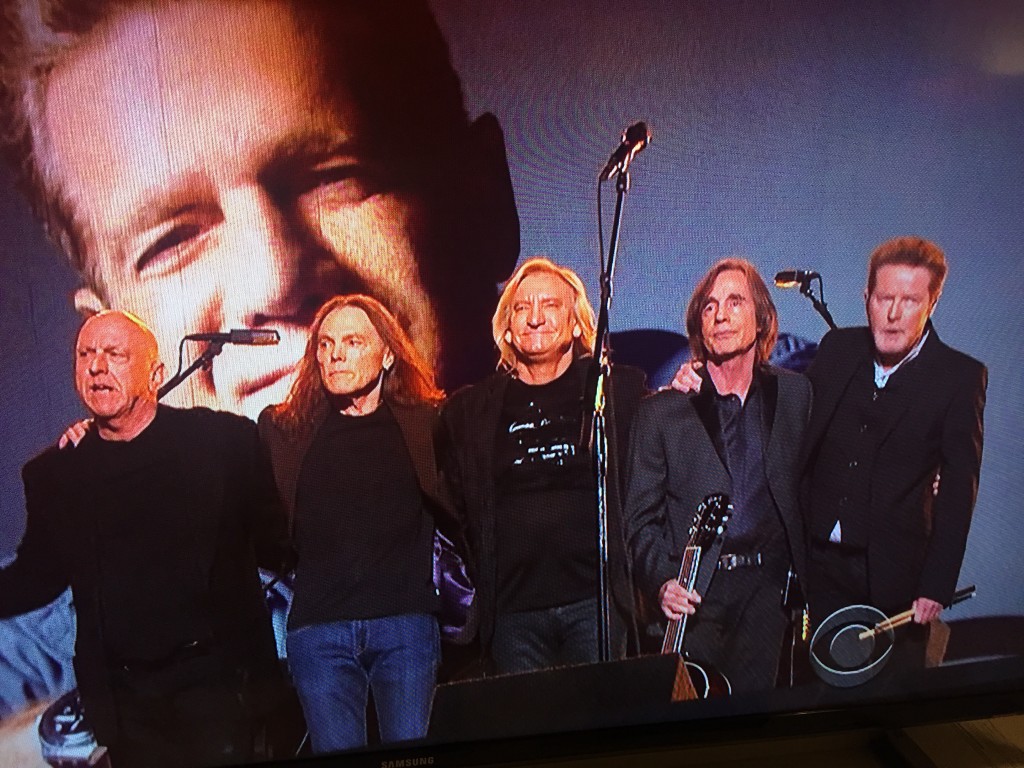 Screen cap of the Glenn Frey tribute