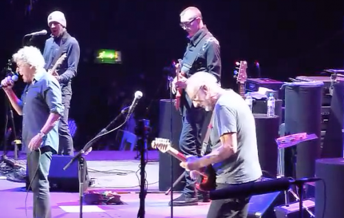 The Who performing at SSE Arena, February 13 2016 (YouTube screen cap)
