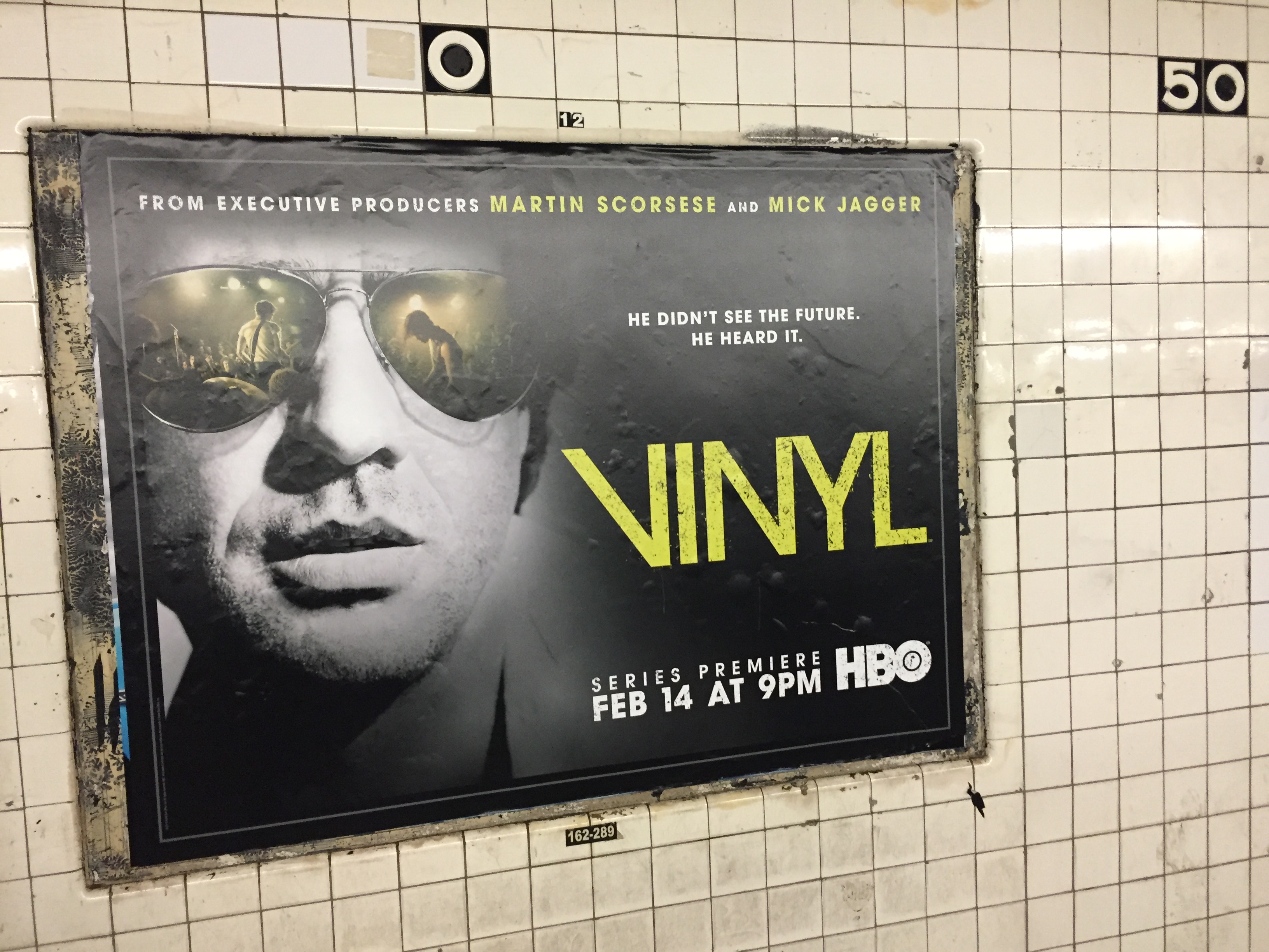 Viinyl subway poster