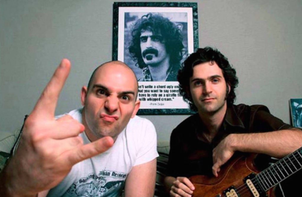 Ahmet and Dweezil Zappa