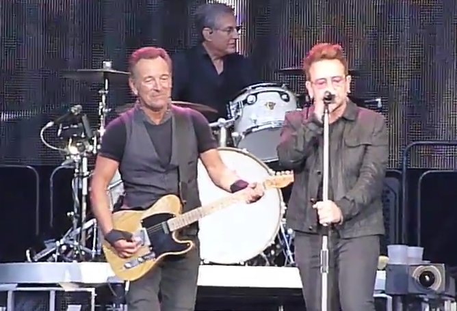 Bono & Springsteen Dublin