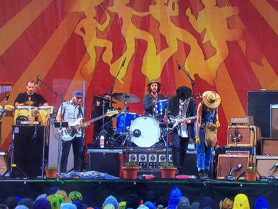 Neil Young and Promise of the Real 5-1-16 Photo via Jazz Fest