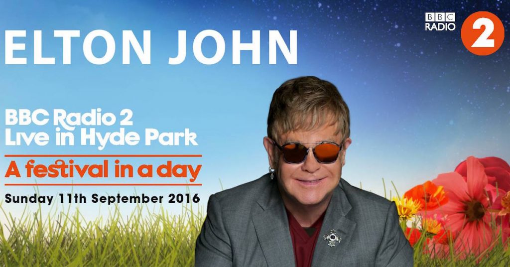 Elton John Hyde park 2016