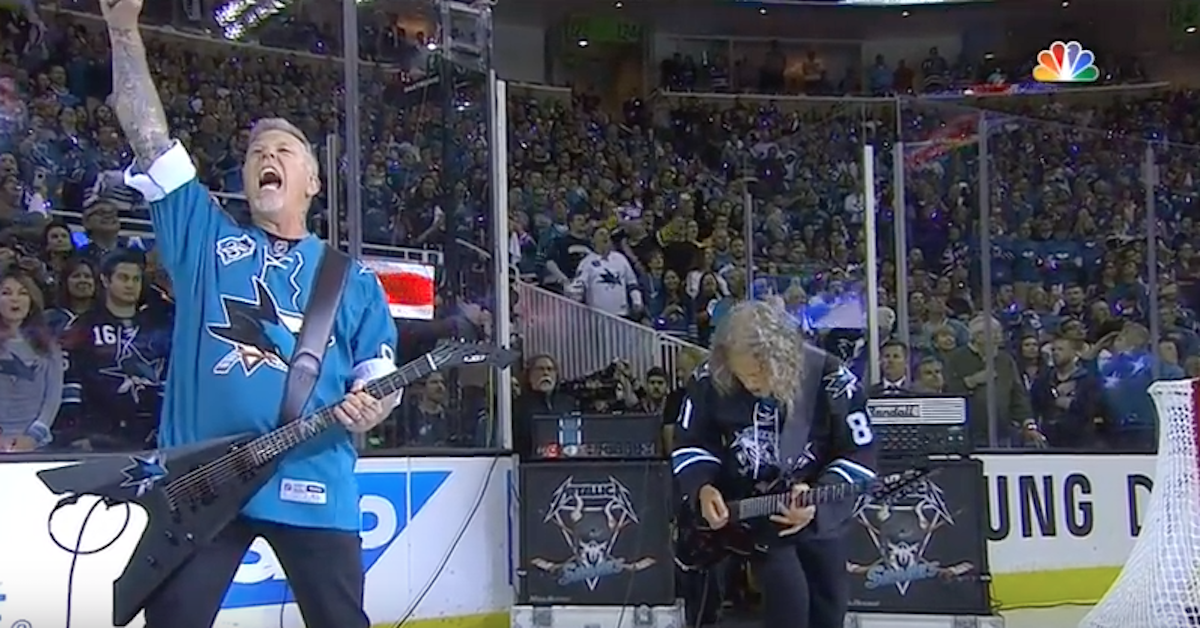 Watch Metallica Perform the National Anthem at Giants Game