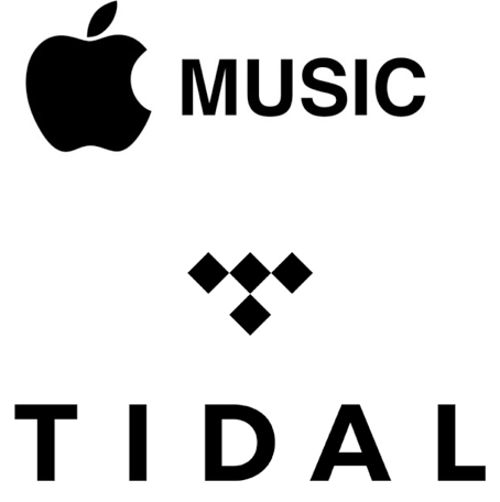 Apple-Tidal logos