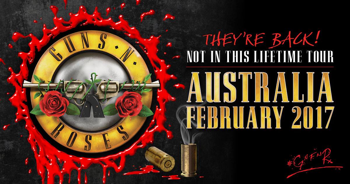 Guns N Roses Australia 2017 Logo