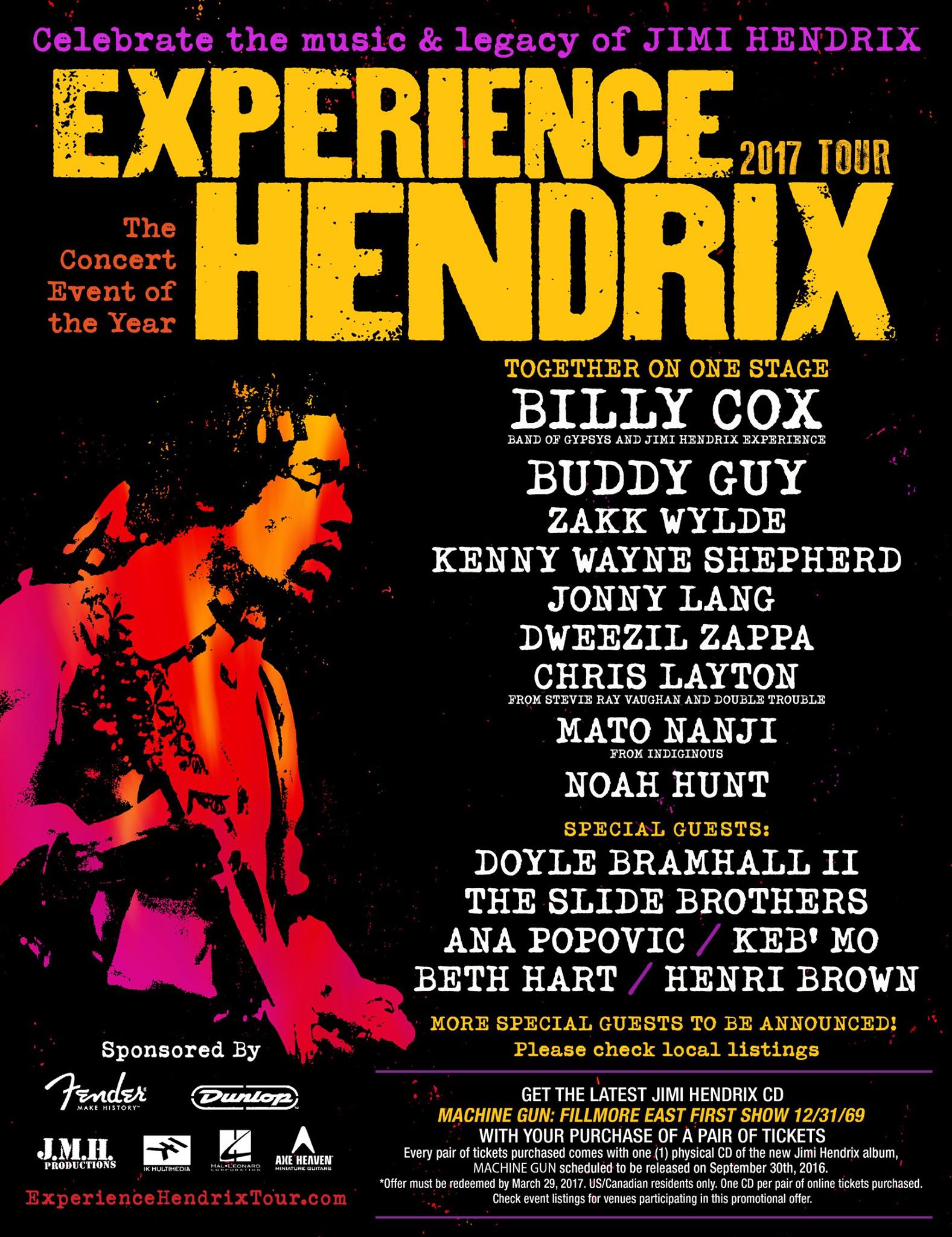 experience hendrix tour wiki