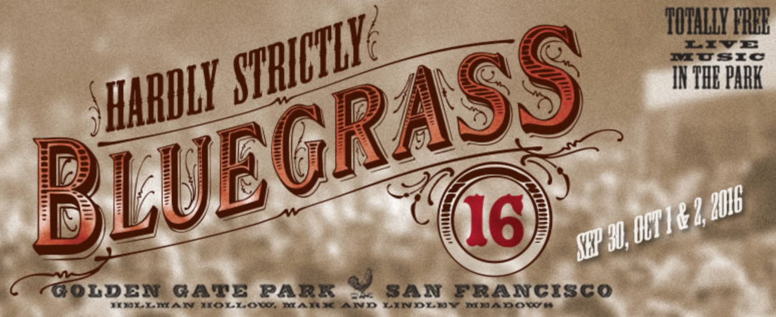 Hardly Strictly Bluegrass Festival 2016 Logo