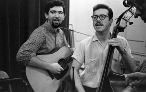 Jerry Garcia and Robert Hunter in 1962
