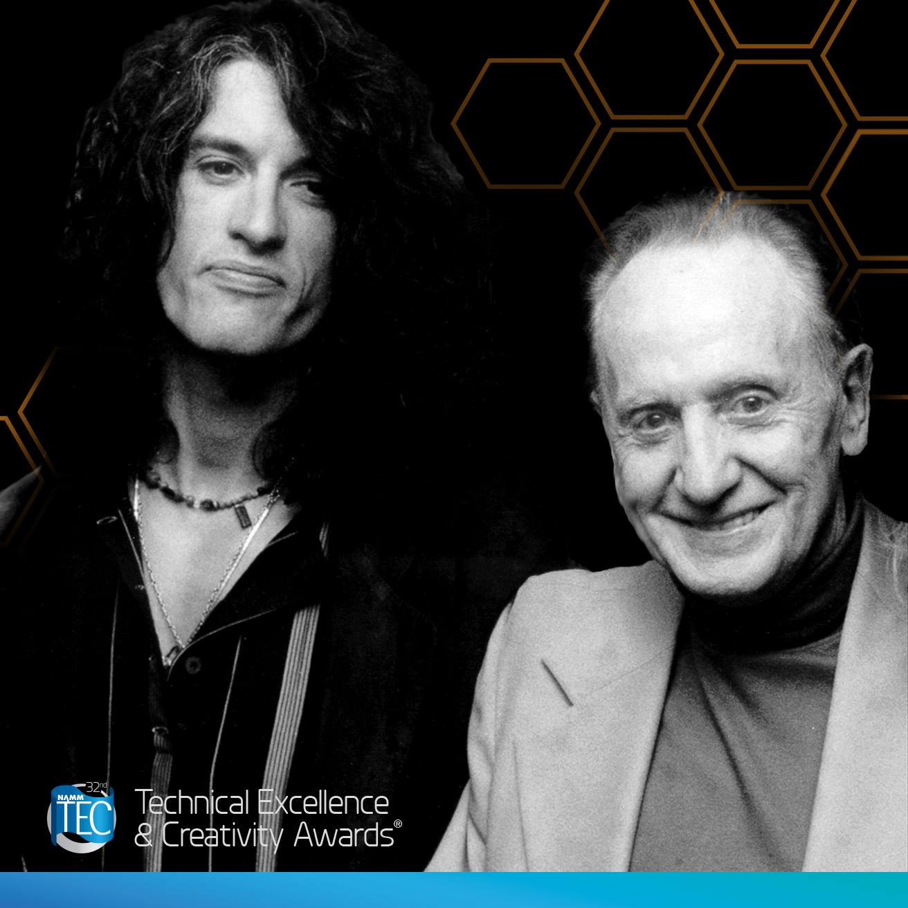 "Anytime my name is mentioned in the same sentence as Les Paul, it's a huge honor," says Perry. (Photo via NAMM)