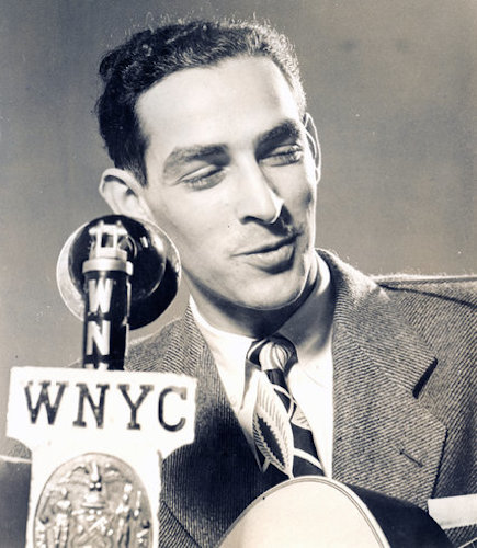 Oscar Brand at WNYC in an undated photo