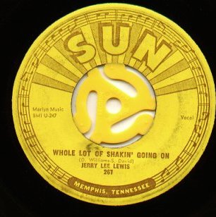 Jerry Lee Lewis 45 on Sun Records