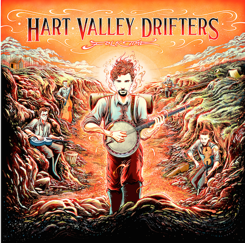Hart Valley Drifters' 'Folk Time' album cover
