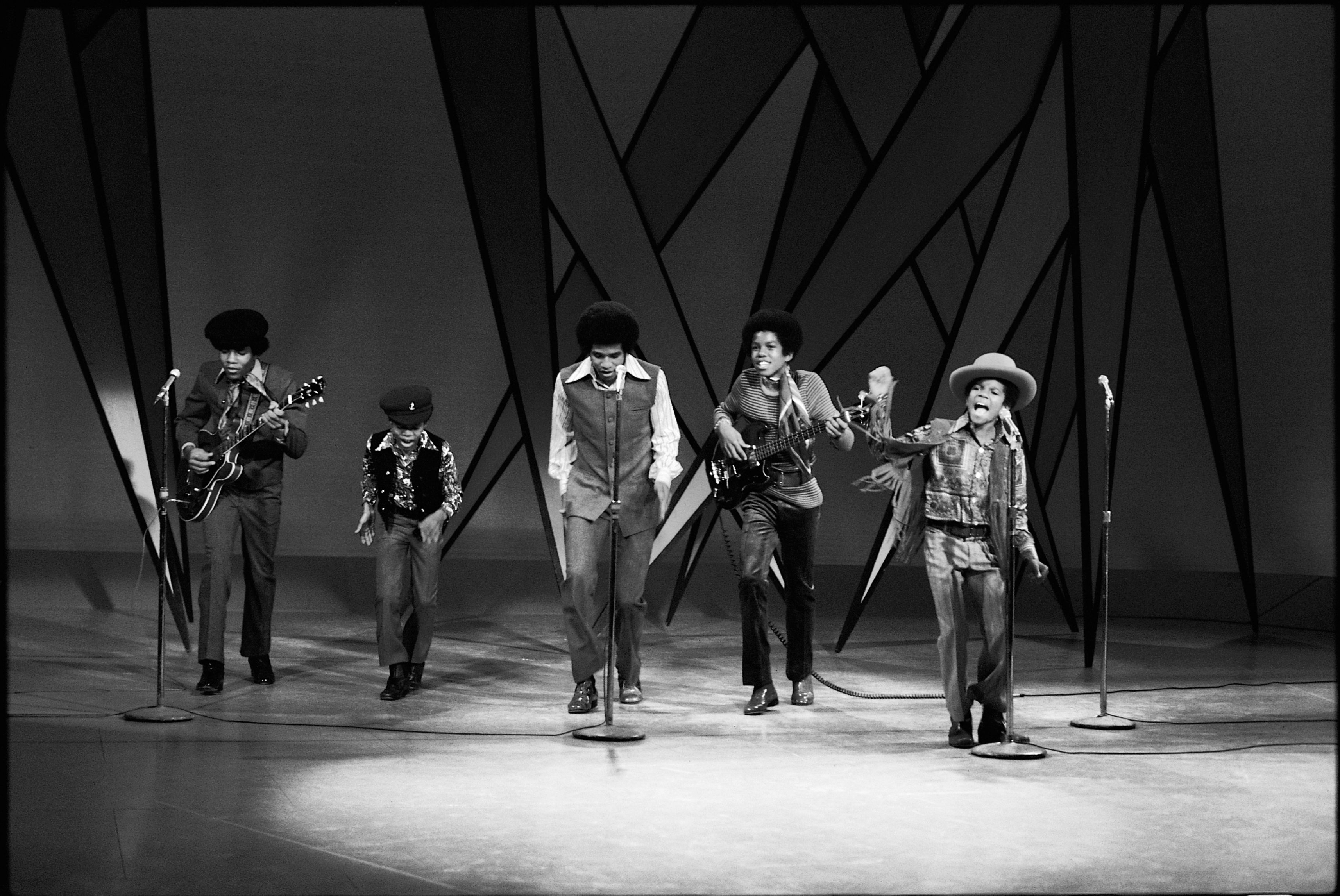 The Jackson 5 make their first appearance on The Ed Sullivan Show in NYC, December 14 1969. (Photo via Motown Records Archives via EMI Archive Trust and Universal Music Group. Used with permission)