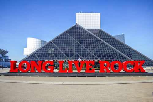Rock and Roll Hall of Fame Museum in Cleveland