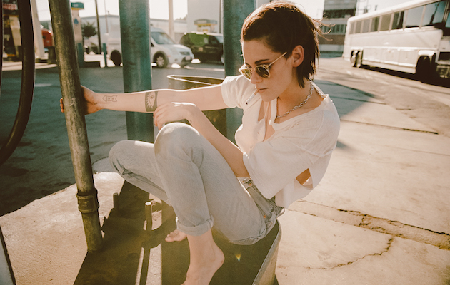 Kristen Stewart, from the Rolling Stones' "Ride 'Em on Down" video