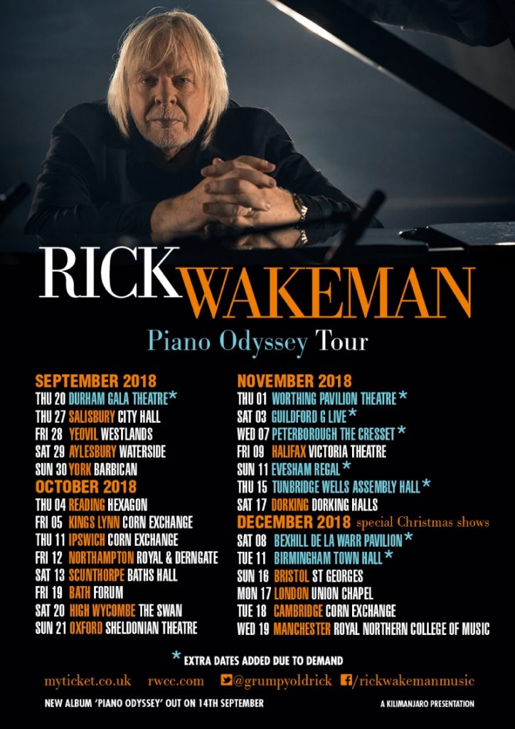 rick wakeman tour history