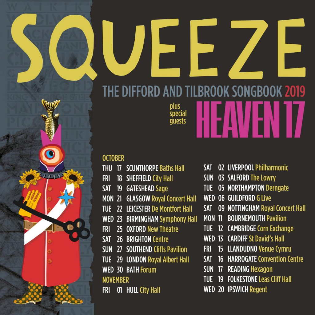 Squeeze Set ‘Difford & Tilbrook Songbook’ Tour Best Classic Bands