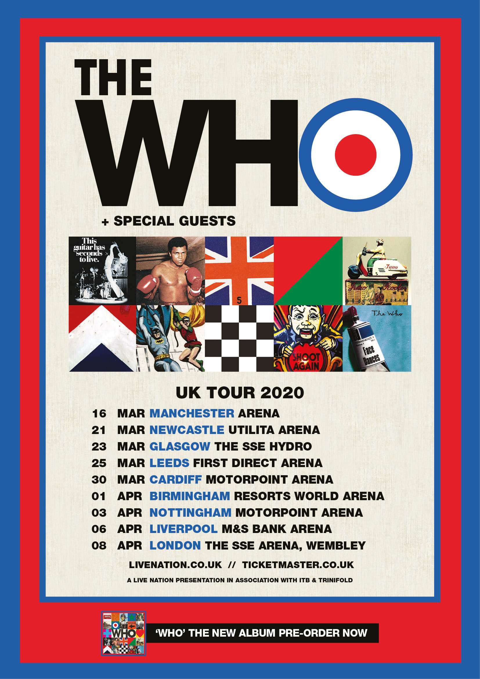 the who live tour dates