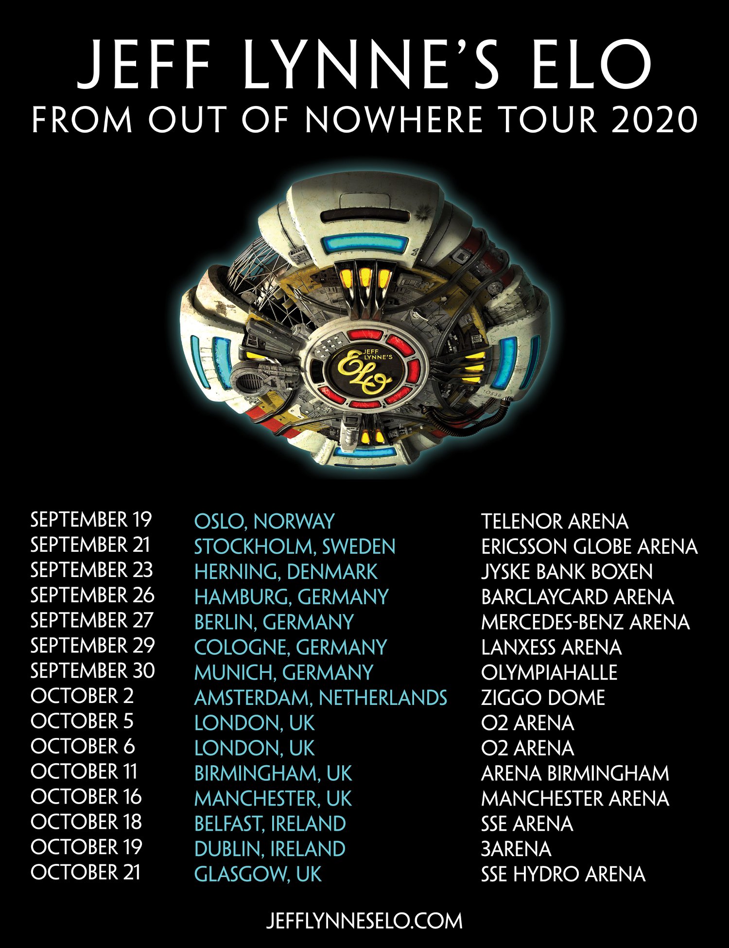 Jeff Lynne'S Elo Tour 2024 Setlist Fawne Jenifer