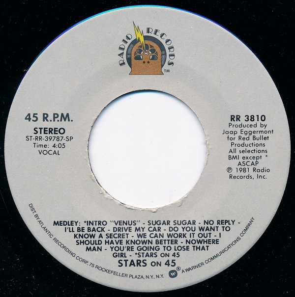 Medley Mania Of 1981 82 Stars On 45 The Beatles More Best Classic Bands Stars on 45 beatles medley. medley mania of 1981 82 stars on 45
