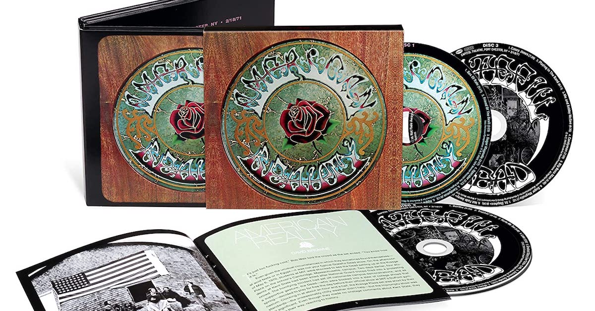 Grateful Dead American Beauty Limited Edition CD Platinum LP Disc