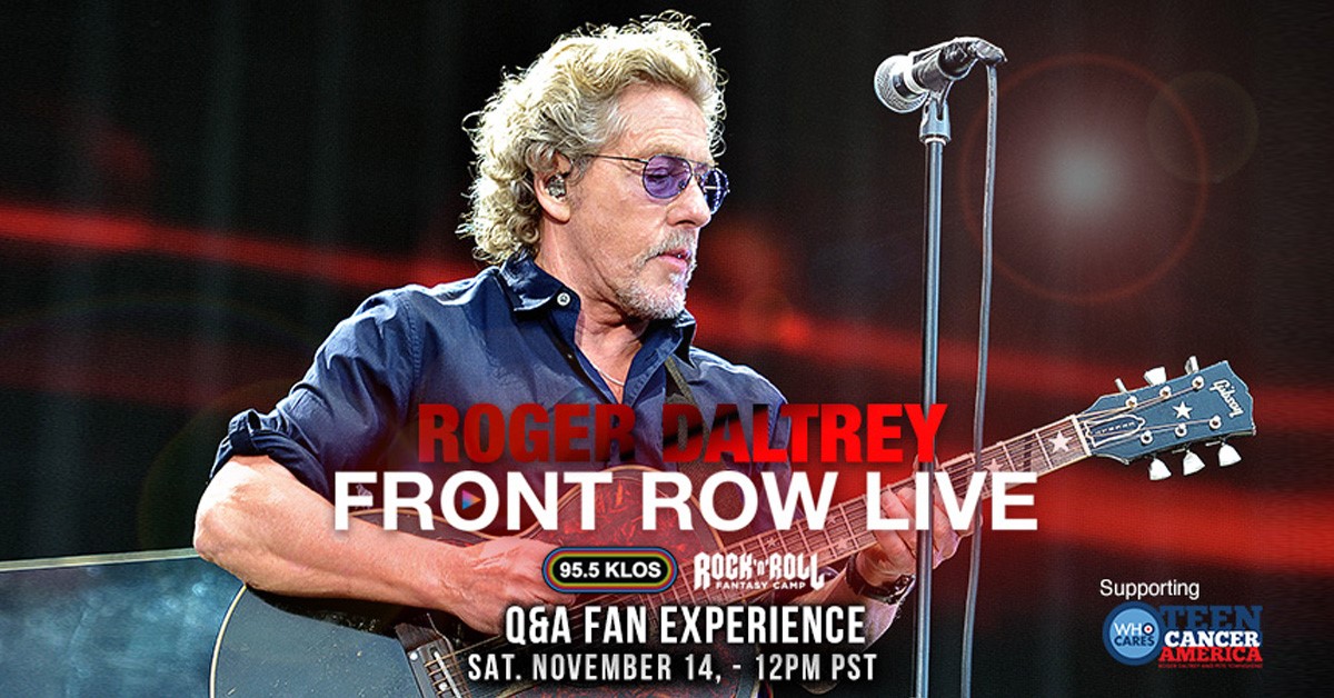 Roger Daltrey to Host Front Row Live Event | Best Classic Bands