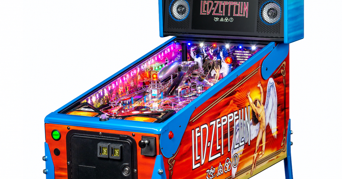 Led Zeppelin ganha máquinas de pinball incríveis inspiradas em turnês  clássicas