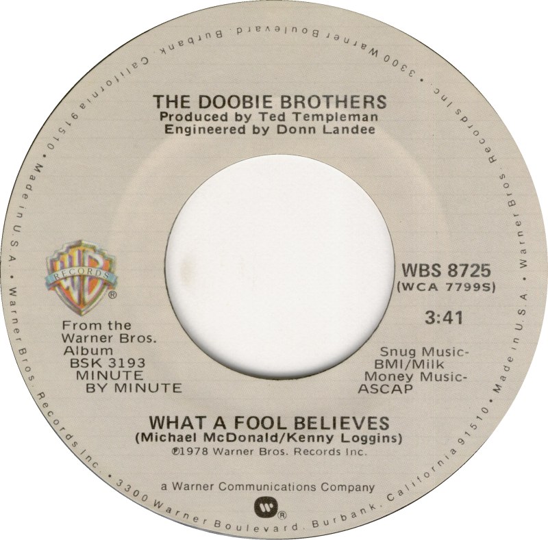 Перевод песни princes. Doobie brothers - what a Fool believes. Prince for you 1978. Brother перевод. 1978 Warner communications.