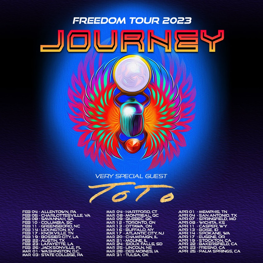 Journey & Toto Set 2023 North American Tour Dates Best Classic Bands