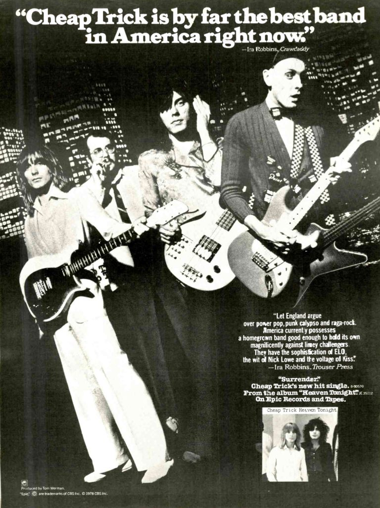 Cheap Trick ‘Heaven Tonight’ They Just Seemed a Little Weird Best